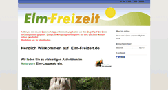 Desktop Screenshot of elm-freizeit.de
