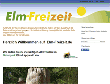 Tablet Screenshot of elm-freizeit.de